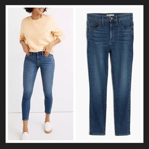 Madewell Curvy High-Rise Skinny Crop Jeans in Dalstrom Wash